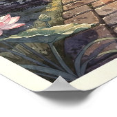 Angkor Wat Cambodja Reis Vintage Poster (Hoek)