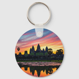 Angkor Wat Cambodja Zonsondergang Sleutelhanger