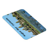 Angkor Wat en reflectie in het meer - Cambodja Magneet (Rechterzijde)