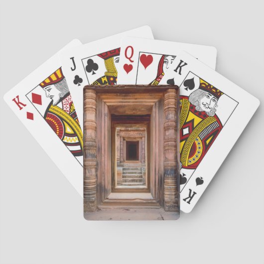 Angkor Wat Entryway, Cambodja Speelkaarten (Achterkant)