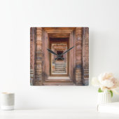 Angkor Wat Entryway, Cambodja Vierkante Klok (Huis)