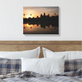 angkor wat gouden canvas afdruk (Insitu (Slaapkamer))