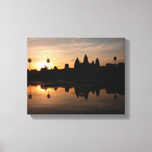 angkor wat gouden canvas afdruk (Voorkant)