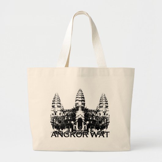 Angkor Wat Grote Tote Bag (Voorkant)