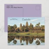 Angkor Wat in Angkor Siem Riep Cambodja Briefkaart (Voorkant / Achterkant)