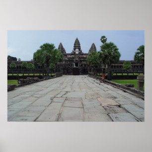 Angkor Wat in Siem Reap, Cambodja Poster