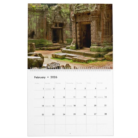 Angkor Wat Kalender (Feb 2026)