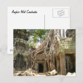 Angkor Wat Kambodja Briefkaart (Voorkant / Achterkant)