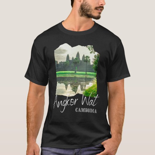 Angkor Wat Khmer Historical Temple Cambodia T-shirt (Voorkant)