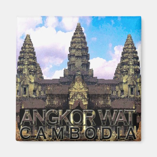 Angkor Wat Magneet (Voorkant)