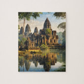 Angkor Wat, oude Khmer tempel Legpuzzel (Verticaal)