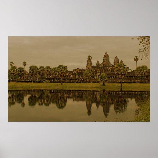 Angkor Wat Reflecties Poster (Voorkant)