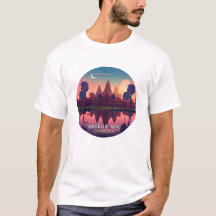 Angkor Wat Sunrise Cambodia Siem Reap Retro