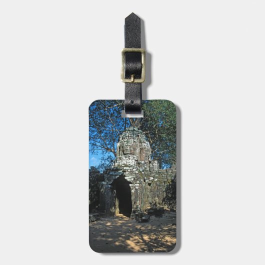 Angkor wat, Ta som tempel - Cambodja, Azië Bagagelabel (Voorkant verticaal)