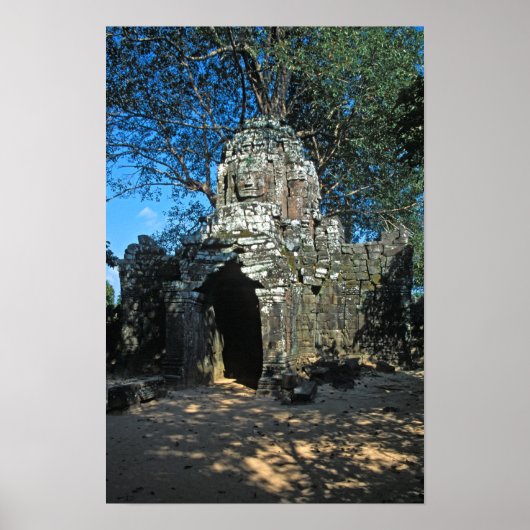 Angkor wat, Ta som tempel - Cambodja, Azië Poster (Voorkant)