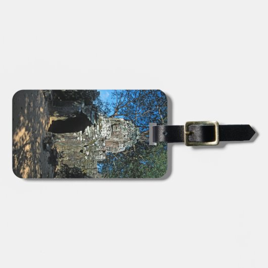 Angkor wat, Ta som temple - Cambodja, Azië Bagagelabel (Voorkant horizontaal)