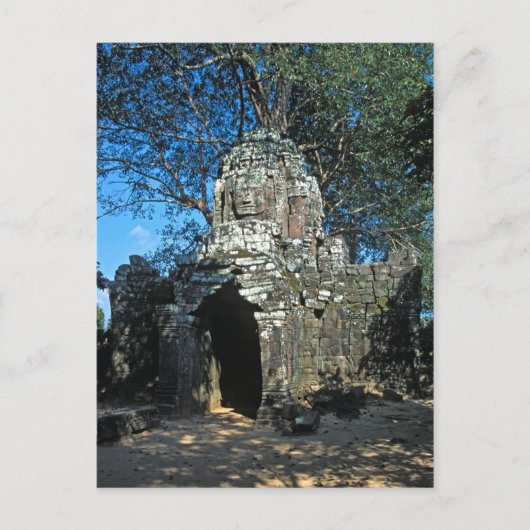 Angkor wat, Ta som temple - Cambodja, Azië Briefkaart (Voorkant)