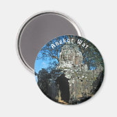 Angkor wat, Ta som temple - Cambodja, Azië Magneet (Voorkant / Achterkant)