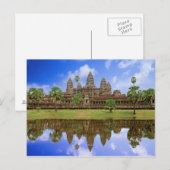 Angkor Wat-tempel | Kampuchea, Cambodja Briefkaart (Voorkant / Achterkant)