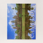 Angkor Wat-tempel | Kampuchea, Cambodja Legpuzzel (Verticaal)