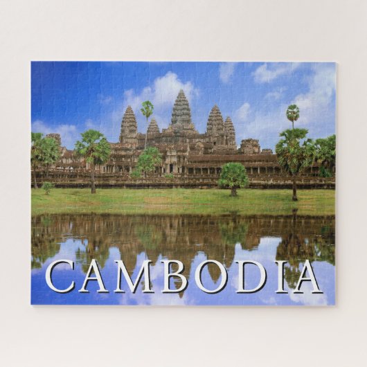 Angkor Wat-tempel | Kampuchea, Cambodja Legpuzzel (Horizontaal)