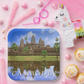 Angkor Wat-tempel | Kampuchea, Cambodja Papieren Bordje (Feest)