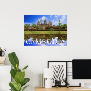 Angkor Wat Tempel   Kampuchea, Cambodja Poster