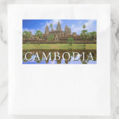 Angkor Wat-tempel | Kampuchea, Cambodja Rechthoekige Sticker (Tas)