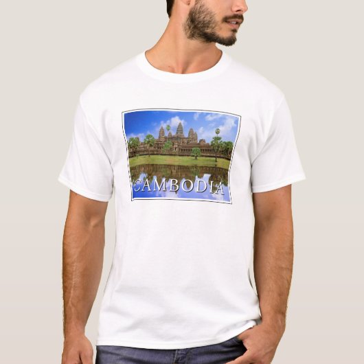 Angkor Wat-tempel | Kampuchea, Cambodja T-shirt (Voorkant)