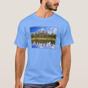 Angkor Wat-tempel Kampuchea, Cambodja T-shirt