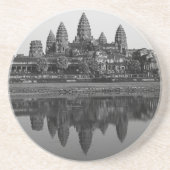Angkor Wat Temple Cambodia Foto Oudere Geschiedeni Zandsteen Onderzetter (Voorkant)