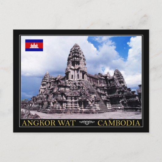 Angkor Wat Temple, Cambodja Briefkaart (Voorkant)