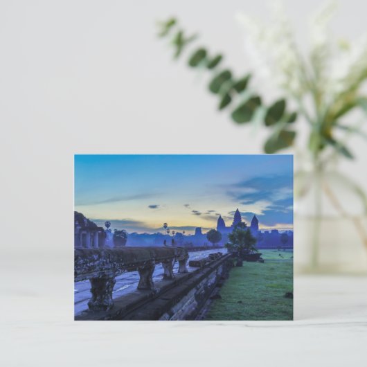 Angkor Wat Temple - Cambodjaans Briefkaart (Staand voorkant)