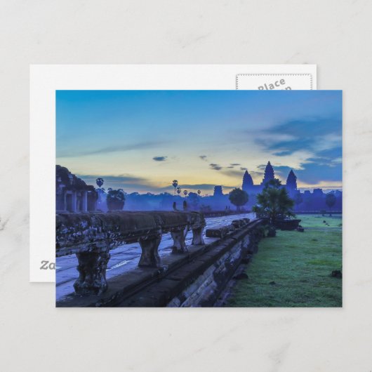 Angkor Wat Temple - Cambodjaans Briefkaart (Voorkant / Achterkant)