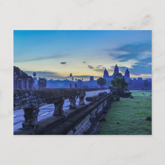 Angkor Wat Temple - Cambodjaans Briefkaart (Voorkant)