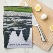 Angkor Wat Temple Reflections (Cambodja) Theedoek (Quarter Fold)