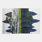 Angkor Wat Temple Reflections (Cambodja) Theedoek (Horizontaal)