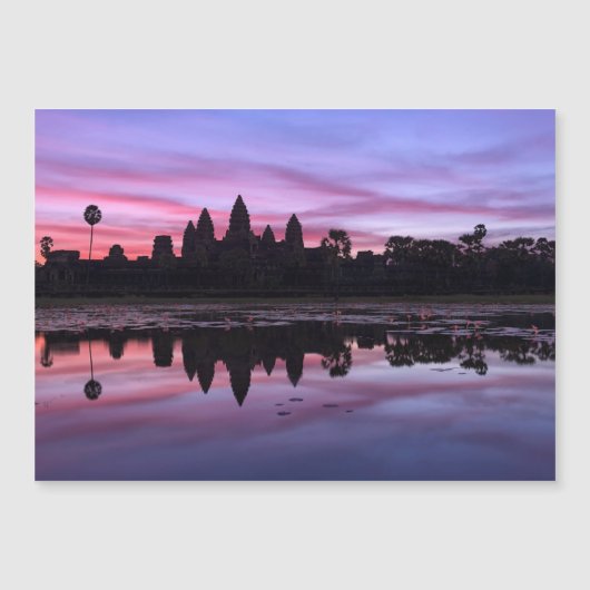 Angkor Wat Twilight Magnetische Kaart (Voorkant)