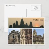 angkor wat uitzichten briefkaart (Voorkant / Achterkant)