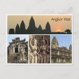 angkor wat uitzichten briefkaart