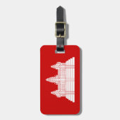 Angkor Wat Ver.2.0. Khmer tempel Bagagelabel (Voorkant verticaal)