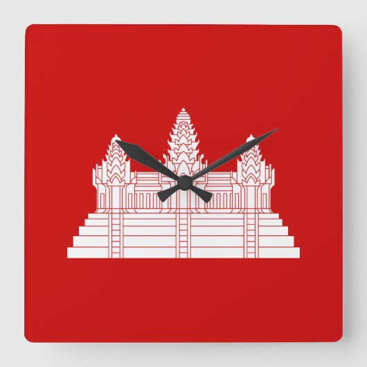 Angkor Wat Ver.2.0. Khmer-tempel Vierkante Klok (Voorkant)