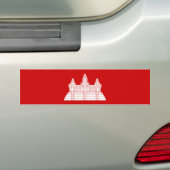 Angkor Wat Ver.2.0. Khmer Temple Bumpersticker (Op auto)