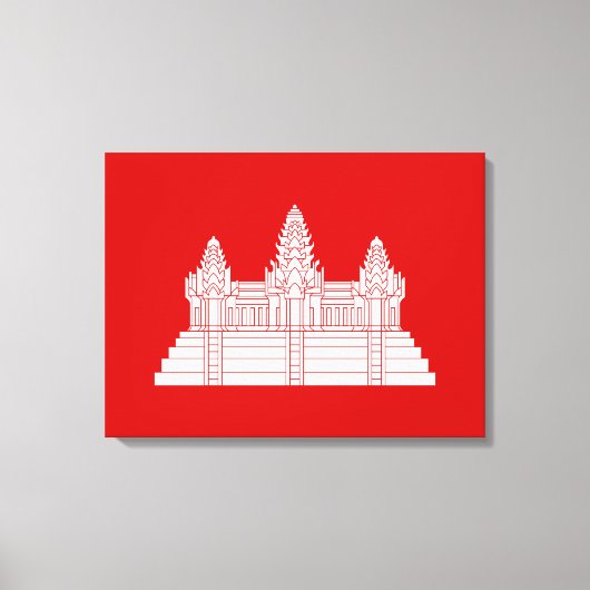 Angkor Wat Ver.2.0. Khmer Temple Canvas Afdruk (Voorkant)