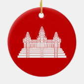 Angkor Wat Ver.2.0. Khmer Temple Keramisch Ornament (Achterkant)