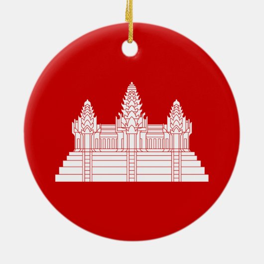 Angkor Wat Ver.2.0. Khmer Temple Keramisch Ornament (Achterkant)
