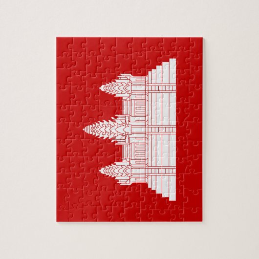 Angkor Wat Ver.2.0. Khmer Temple Legpuzzel (Verticaal)