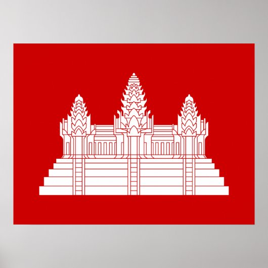 Angkor Wat Ver.2.0. Khmer Temple Poster (Voorkant)