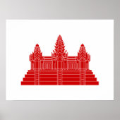 Angkor Wat Ver.2.0. Khmer Temple Poster (Voorkant)