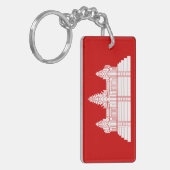 Angkor Wat Ver.2.0. Khmer Temple Sleutelhanger (Voorkant Links)